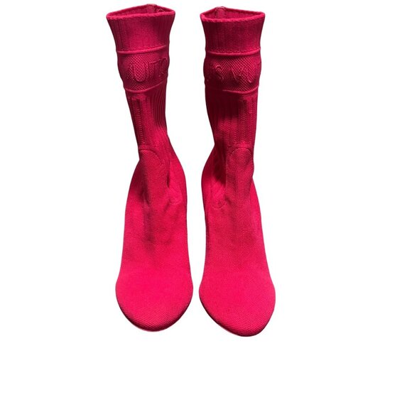 Louis Vuitton Silhouette Ankle Boot Pink Size 37 - Picture 3 of 13